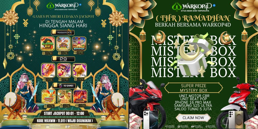 UPDATE BOCORAN GACOR & EVENT THR MISTERY BOX WARKOP4D